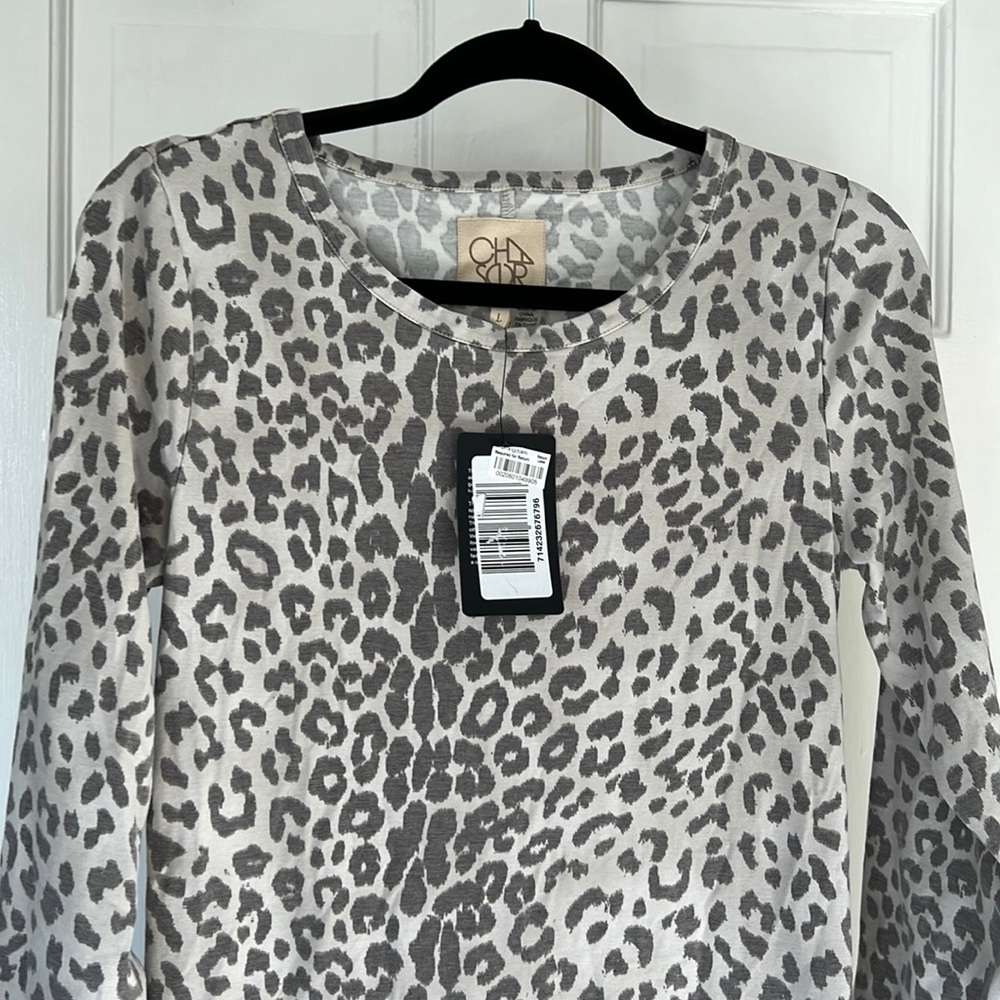 Brand New Leopard Print Chaser Midi Dress